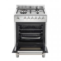 La Germania FTR6631EXT LPG Κουζίνα 56lt με Εστίες Υγραερίου & Ρεύματος Π60εκ. Inox La Germania FTR6631EXT LPG Κουζίνα 56lt με Εστίες Υγραερίου & Ρεύματος Π60εκ. Inox